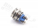 Drukcontact metaal rond 18mm 250V/3A